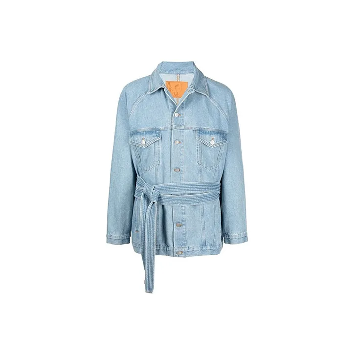 Martine Rose Denim Jackets Men Blue-0