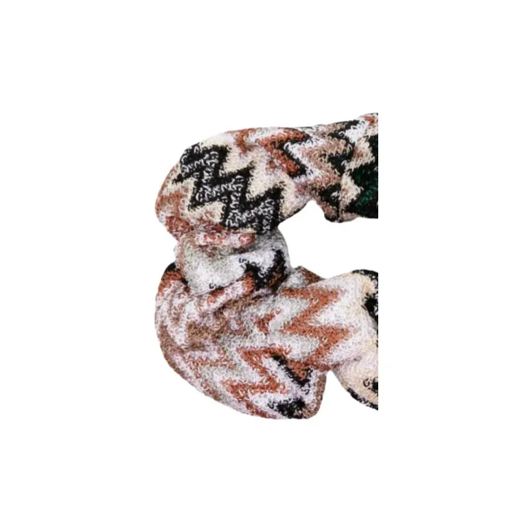 MISSONI Zigzag woven Scrunchie-1