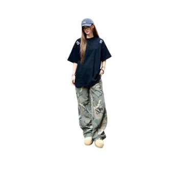 Trendy Versatile 100% Cotton American Independent Brand T Shirt Unisex