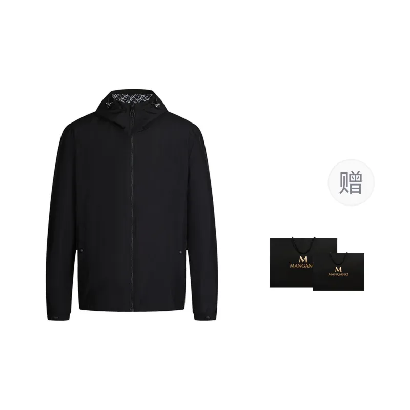 MANGANO Jackets Men Black Comes With Brand Shopping Bag-1