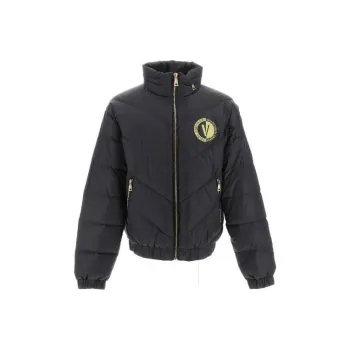 VERSACE JEANS COUTURE Logo Patch Down Jacket