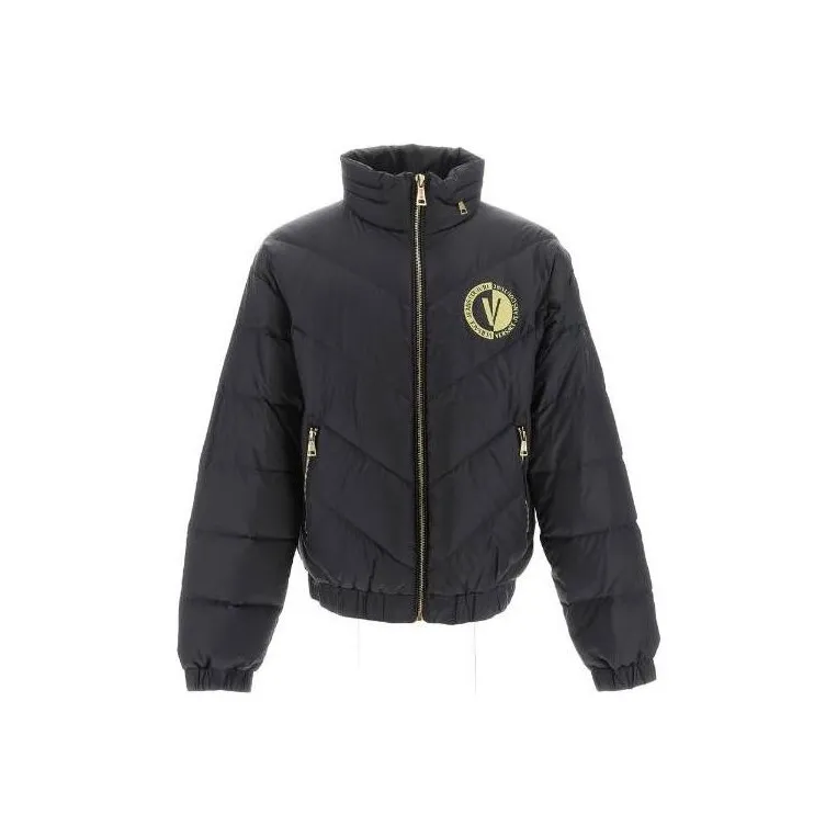 VERSACE JEANS COUTURE Logo Patch Down Jacket-0