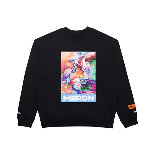 HERON PRESTON Sweatshirts Men Black