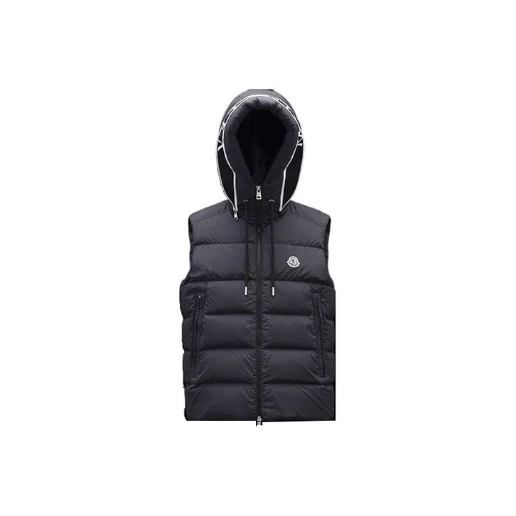 Moncler SS22 Cardamine Vest Men's Black-0