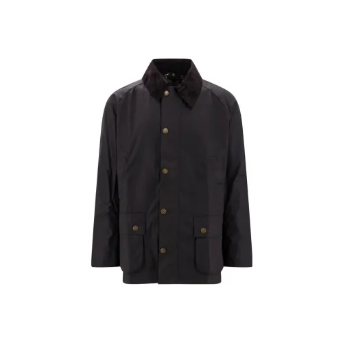 BARBOUR Ashby Waxed Button Up Jacket