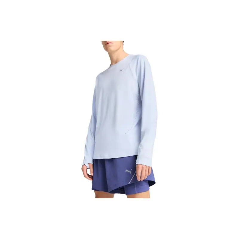 PUMA RUN CLOUDSPUNDRYCELL T Shirt Men's Purple 47-2