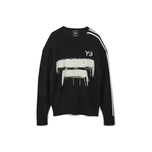 Y 3 Free Shipping With AdiClub Y 3 Graphic Knit Crew Sweater