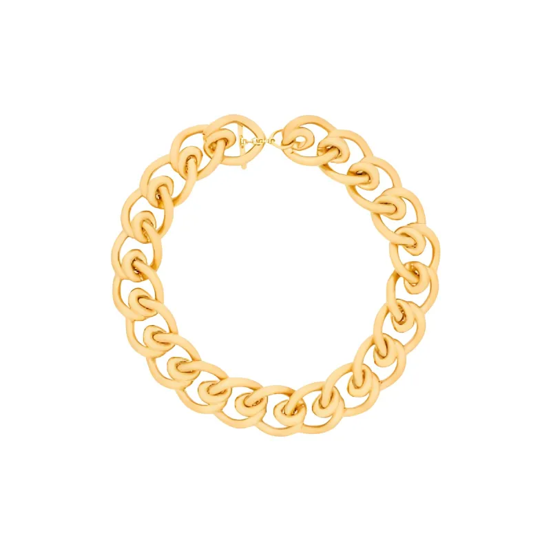 SAINT LAURENT Brass Necklaces Women's Gold-1