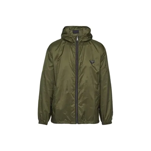 PRADA Triangle Logo Plaque Track Jacket