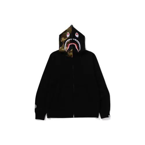 A BATHING APE Swarovski Shark Full Zip Hoodie