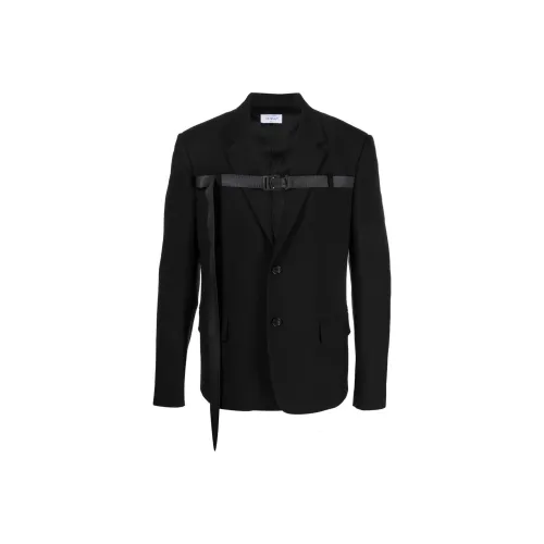 OFF WHITE Single Breasted Long Sleeved Blazer
