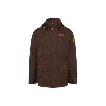 Columbia Windbreaker Jackets Men Dark Brown