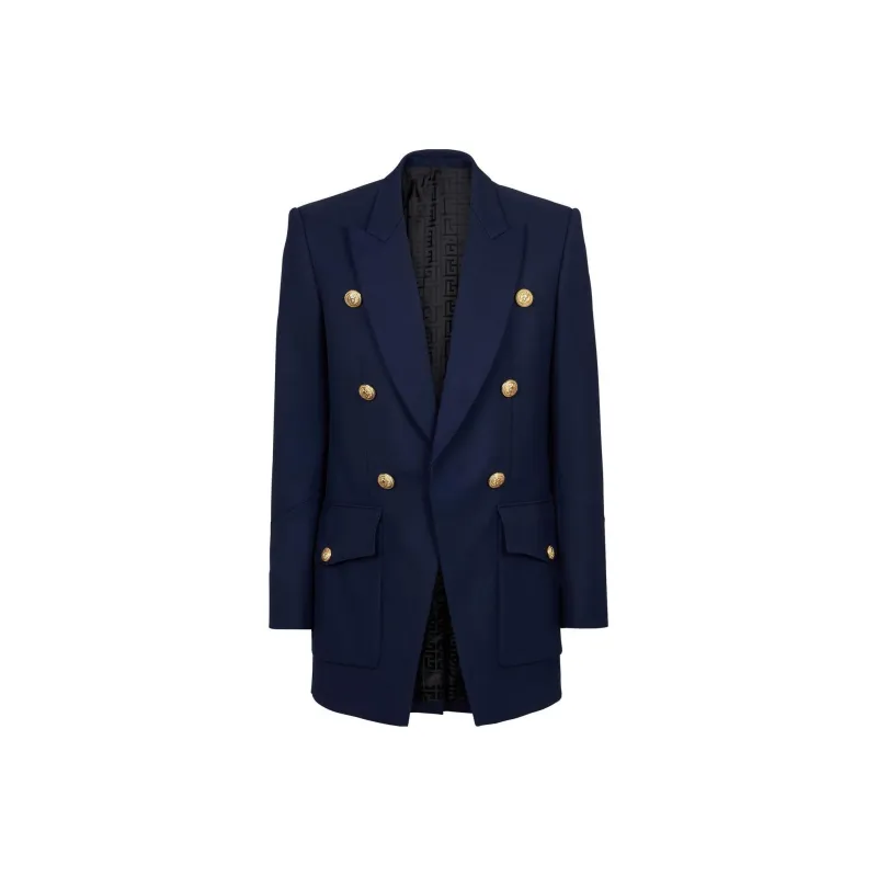 BALMAIN Business Suits Men Blue-0