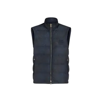 ETRO Sleeveless Paisley Printed Down Jacket