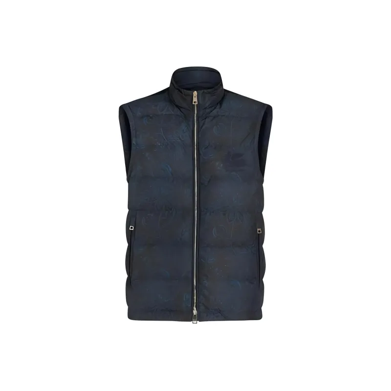 ETRO Sleeveless Paisley Printed Down Jacket-0