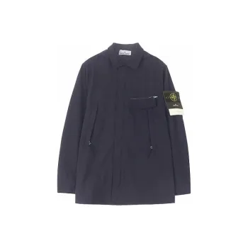 STONE ISLAND Windbreaker Jacket Men's Marine Blue