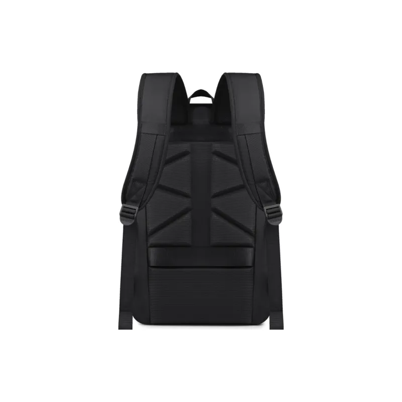 EDISON Polyester Oxford Backpack Unisex Black/Gray-9