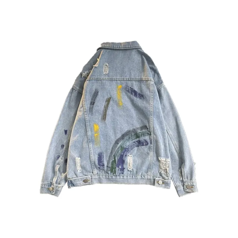 SPONGEBOB SQUAREPANTS Denim Jacket Unisex Blue-8