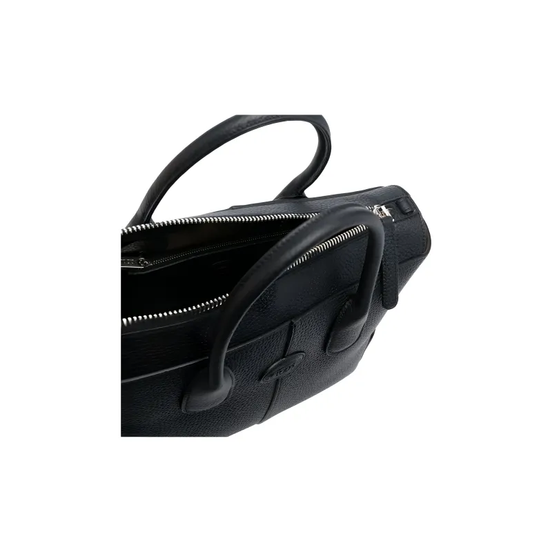 TOD'S Logo Embossed Mini Tote Bag-4