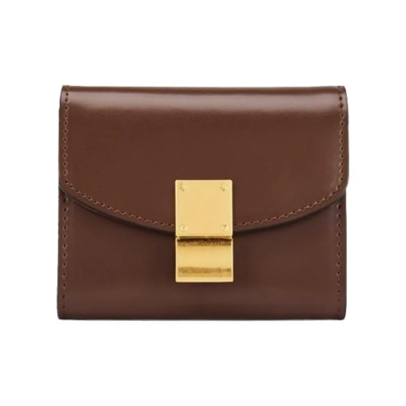 H YXIANG Cow Leather Wallet Women's Multicolor-4