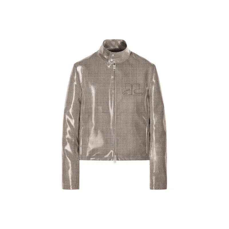 COURREGES Prince Of Wales Biker Jacket-0