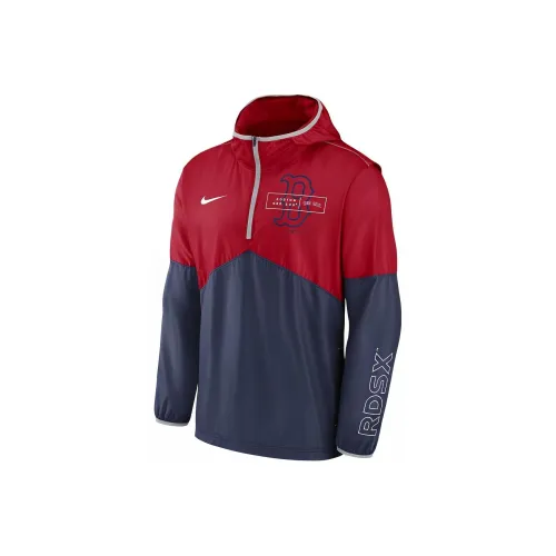 Nike x MLB dunks Coats MLB Boston Red Sox Men's Red