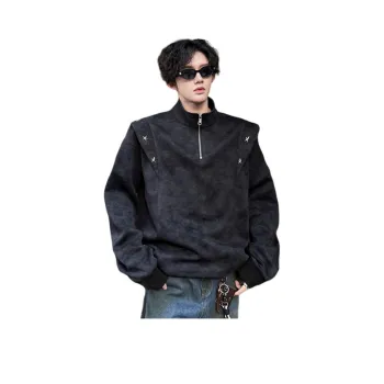 TESTUNG Sweatshirt Unisex Tie Dye Black
