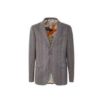 ETRO Single Breasted Striped Blazer