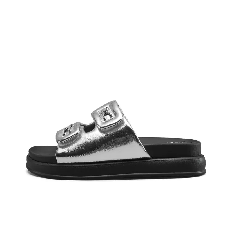 YEARCON PU Polyurethane Slip Resistant Slide Slippers Women's-4