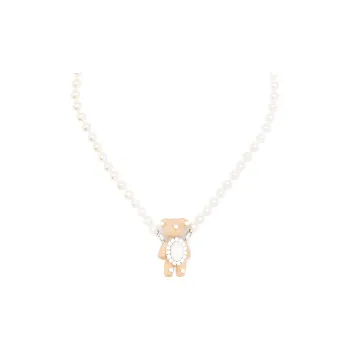 YVMIN Wooden bear Necklace