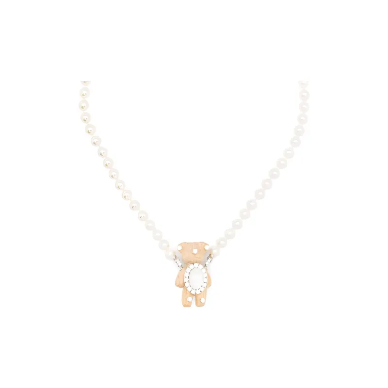 YVMIN Wooden bear Necklace-0