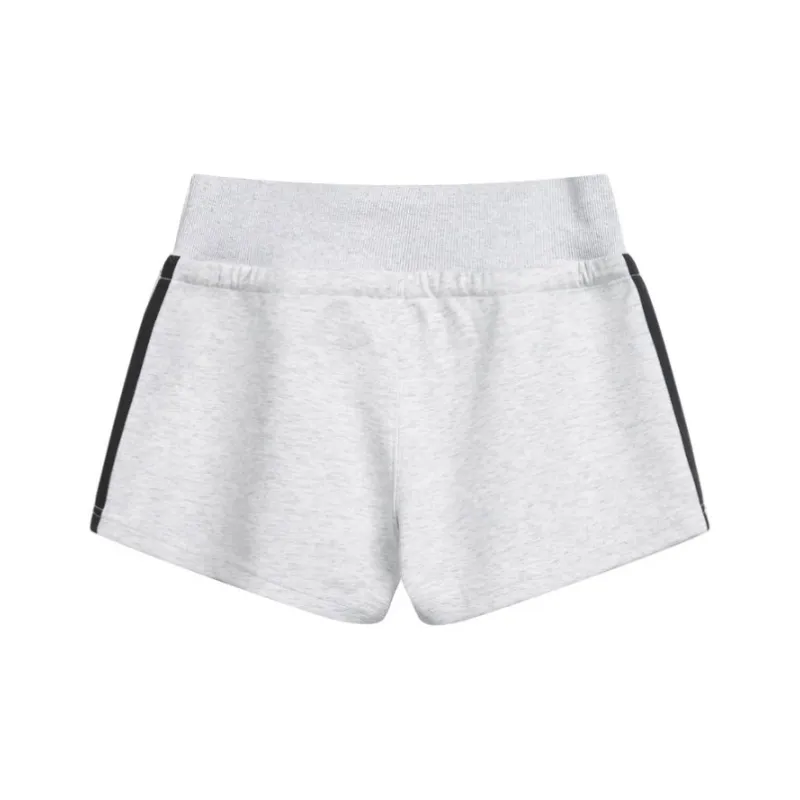 TBSM Casual Shorts Women's White Heather Gray-1