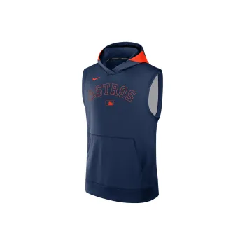 Nike Houston Astros Authentic Collection Men's Nike Dri FIT Mlb Sleeveless Pullover Hoodie