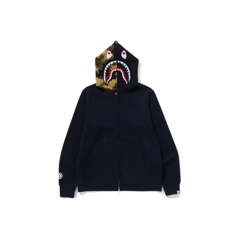 Bape Swarovski Shark Full Zip Hoodie-4