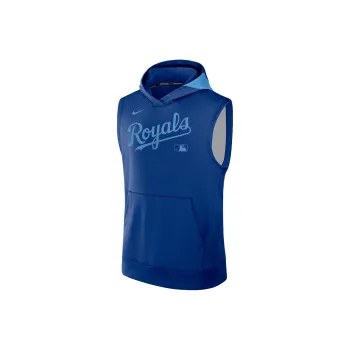 Nike Kansas City S Authentic Collection Men's Nike Dri FIT Mlb Sleeveless Pullover Hoodie
