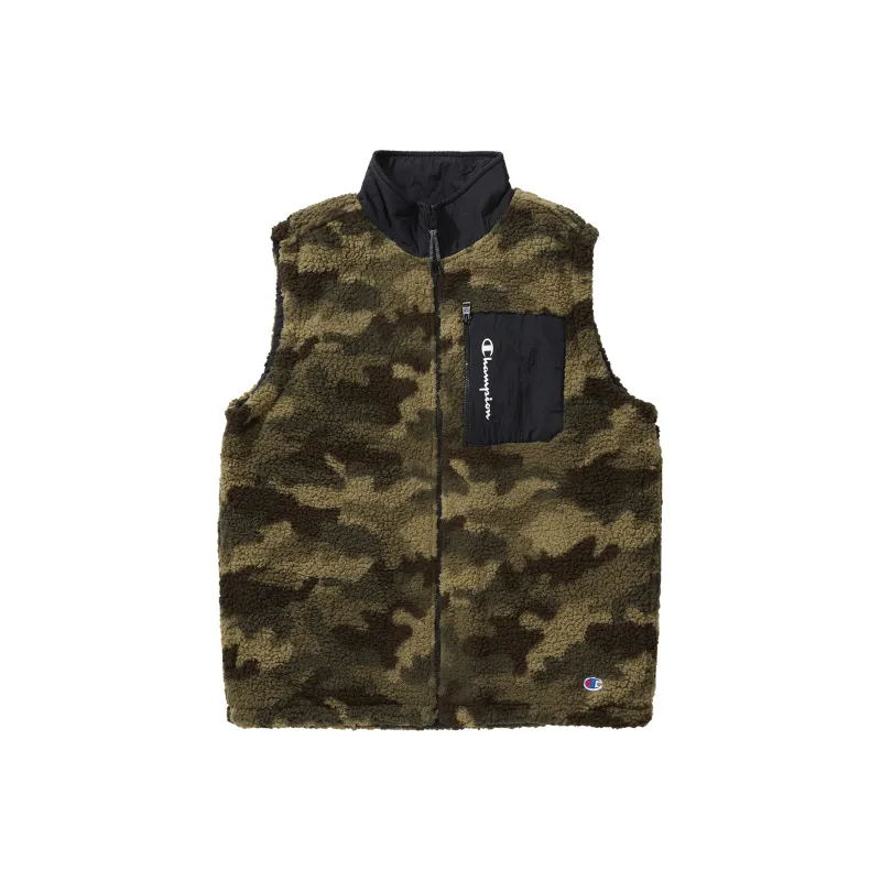 Champion Vests Unisex Green Camouflage-0