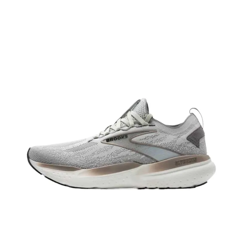 Brooks Glycerin StealthFit 21 Grey Frost Grey Champagne-0