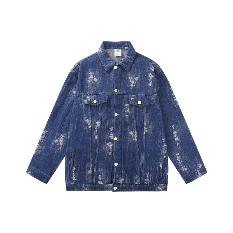 HELIPORT Denim Jackets Unisex Blue-0