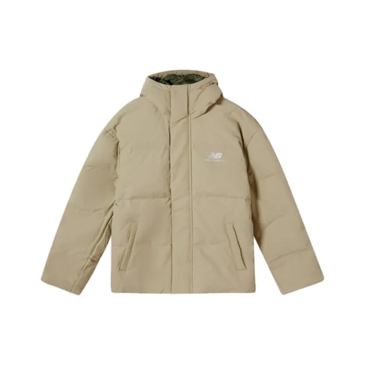 New Balance Down Jacket Winter Men's Khaki-0
