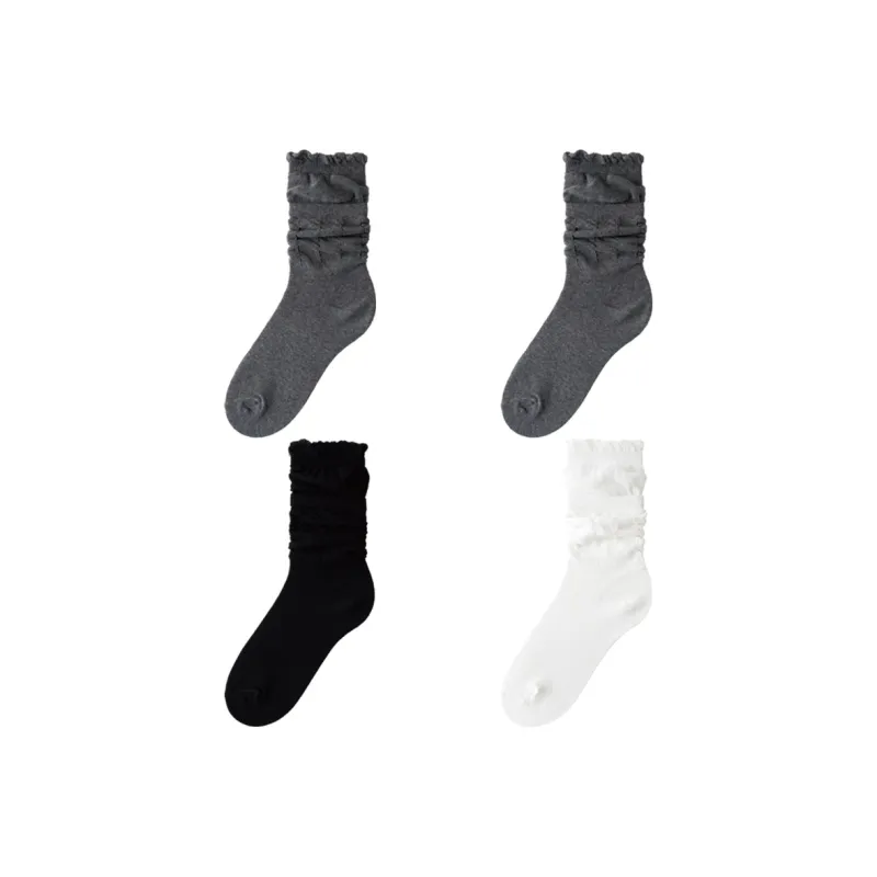 YUZHAOLIN Mid Calf Socks Women's Combo Set-12