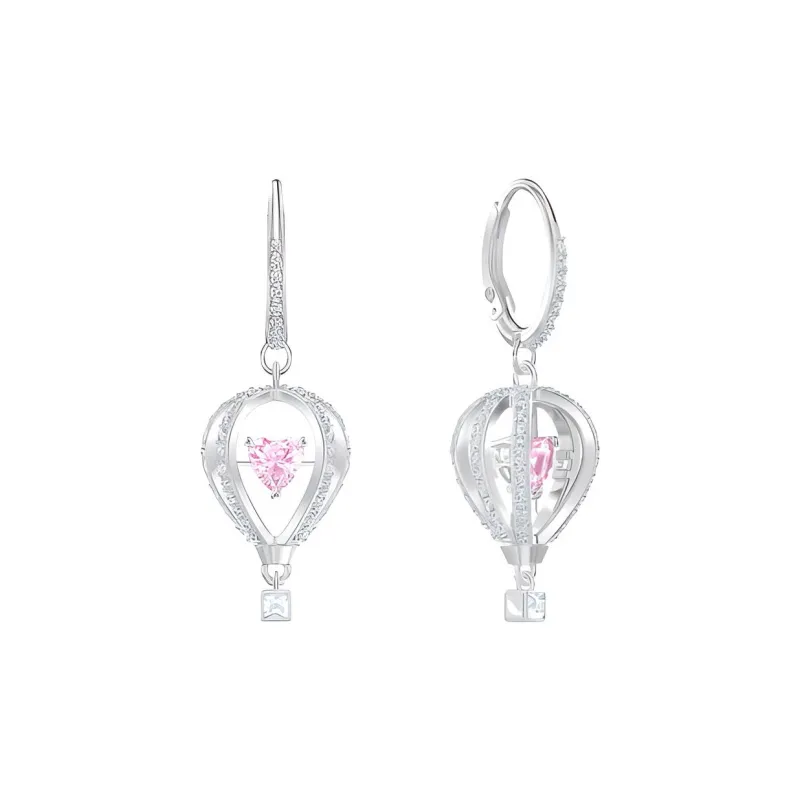 Swarovski Into The Sky Earrings Women's Pink-1