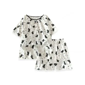 WANANNI Pajama Set Women's White