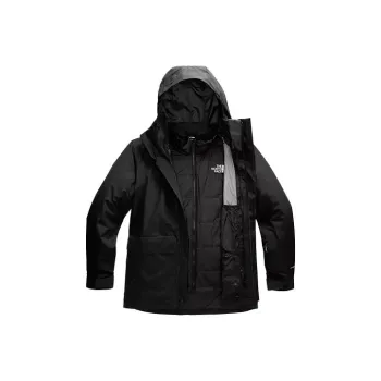 THE NORTH FACE Clement Triclimate Water Resistant Windproof Breathable Windbreaker Jacket Men's Black
