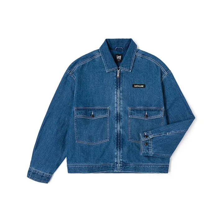 Lee Xline Denim Jackets Men Medium Light Blue-0