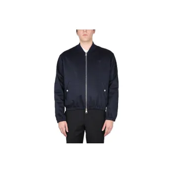 AMIPARIS Compact Satin Zipped Bomber