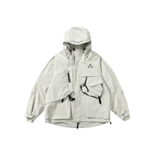 Edco Break Silence Apparel Hoodies Sweatshirts Sweatshirt Jackets Men White Gray
