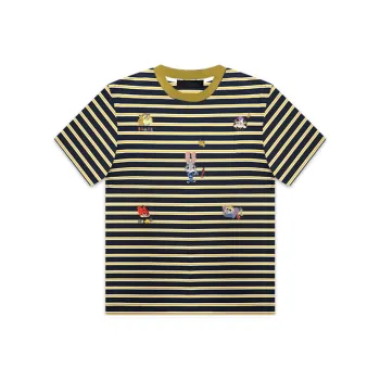 Mountainpeak T Shirt Unisex Yellow Stripes