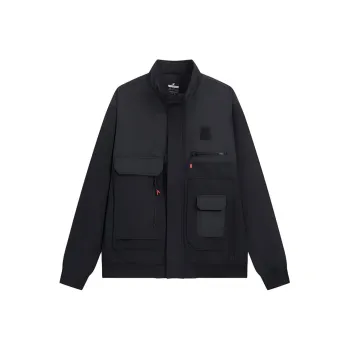 XTEP x China Post Jackets Coats Men's Jet Black