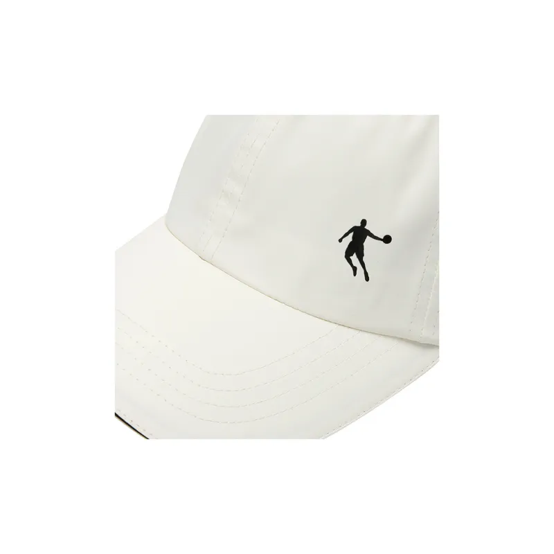 QIAODAN Sports Baseball Caps Unisex White Beige Yellow-2
