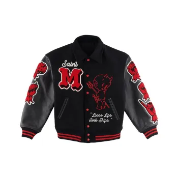 SAINT Mxxxxxx Devil Varsity Jacket